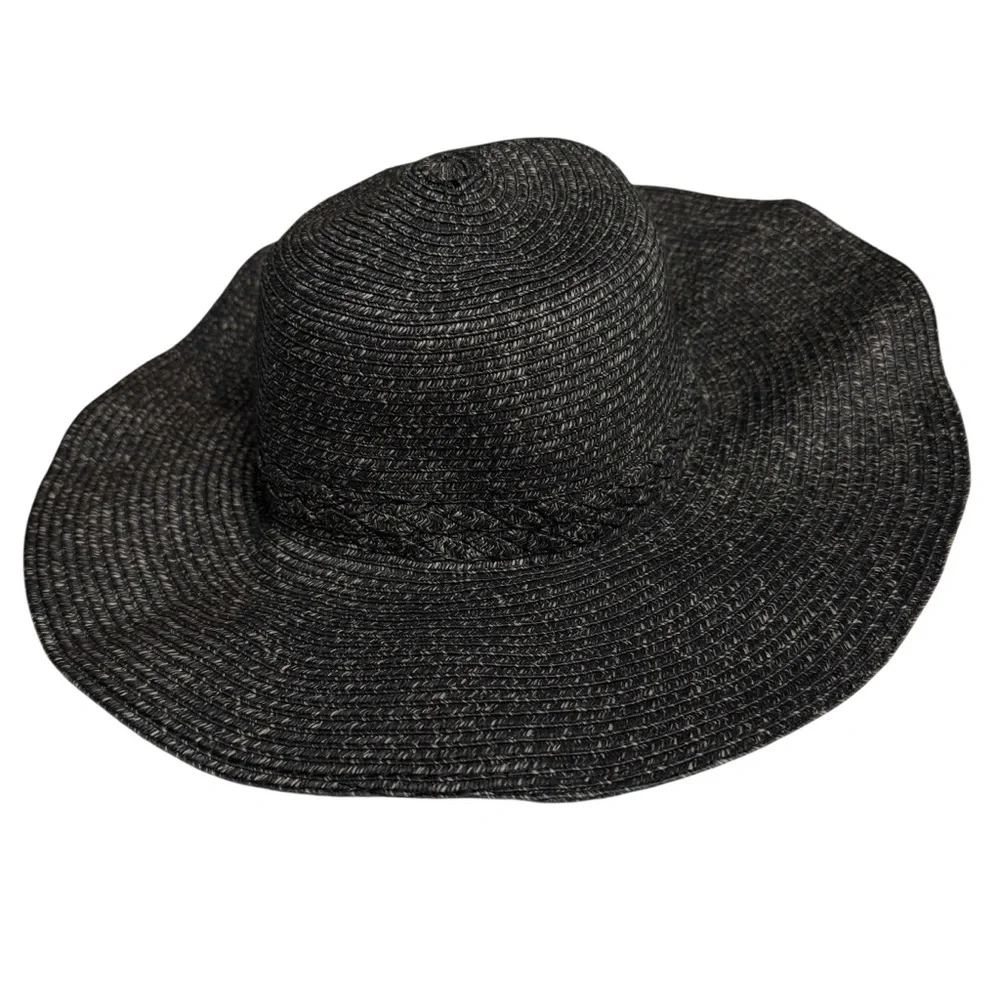Goorin Bros Mint Packable Paper Straw Rafia Hat Floppy Brown 4